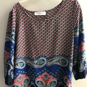 Richly printed top
